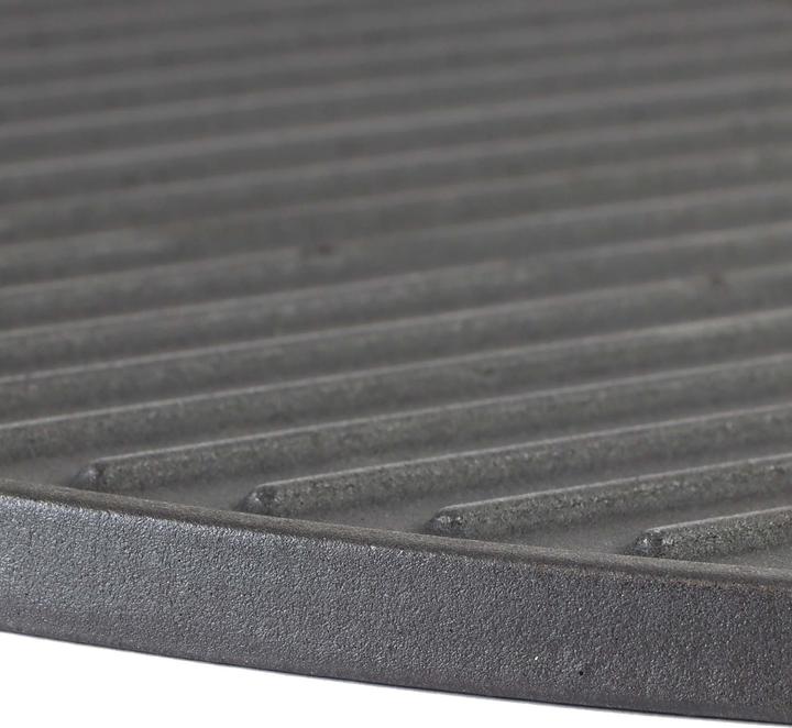 Image du produit Wiltec Gusseisen Grillplatte 46,7x22,8x1,5cm Grill Platte Grillzubehör BBQ