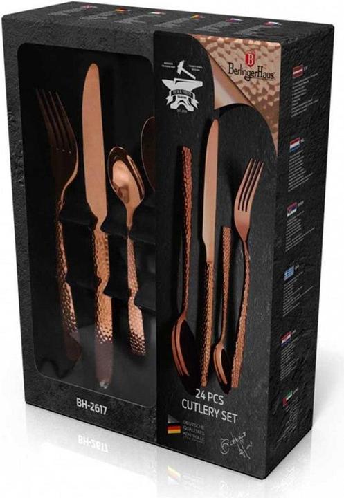 Produktbild BerlingerHaus TABLE TOOLS 24 ELEM. BH-2617 ROSE GOLD (24 Stück, Messer, Löffel, Gabel)