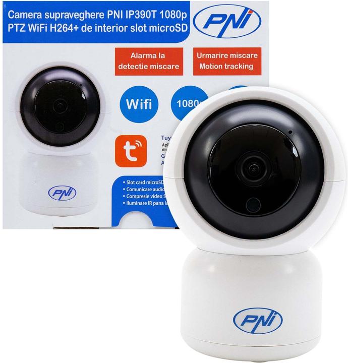 Image du produit PNI Caméra de surveillance IP390T 1080P avec PTZ WiFi H264 (1280 x 1080 pixels)