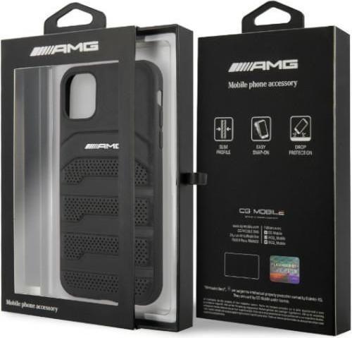 Actual product image Mercedes-Benz Hard Cover Debossed Black, for iPhone 11, AMHCN61GSEBK (Apple iPhone 11)
