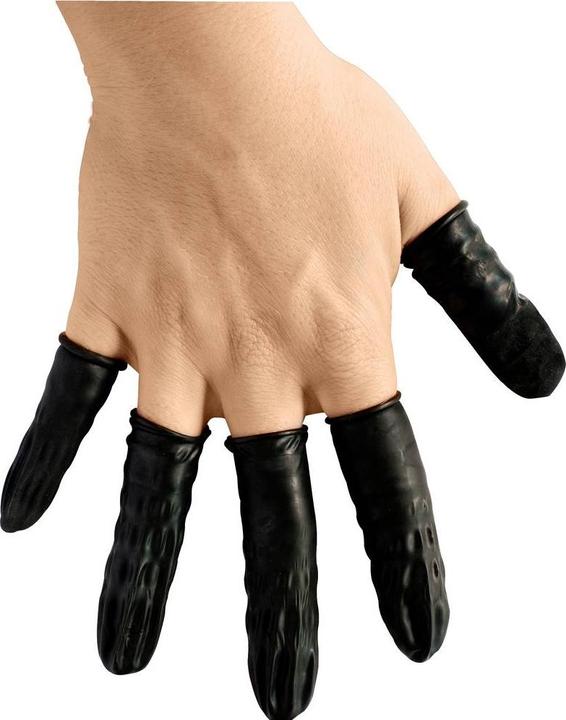 Produktbild BJZ A-2823 ESD-Fingerlinge antistatisch, puderfrei Kleider-Grösse: M Latex (M)