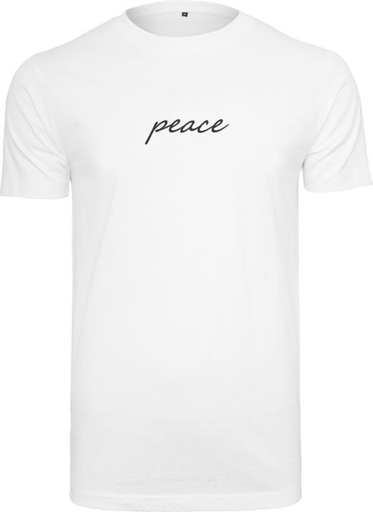 Produktbild Mister Tee Peace Wording EMB Tee - 159809 (L)