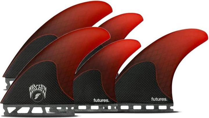 Futures Quad Thruster 5 Fin Set Mayhem 3.0 L Honey