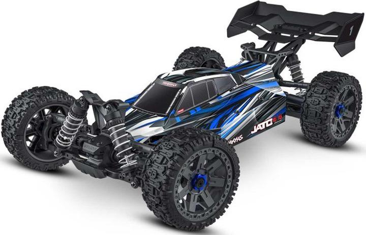 Actual product image Traxxas JATO 4x4 BL2S Brushless blau 1/8 RTR, HD-Teile, ohne Akku/Lader (RTR Ready-to-Run)