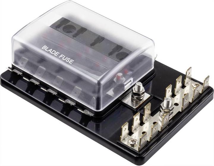 Actual product image Tru Components Car fuse holder with status display Suitable for flat fuse standard 30 a 32 (30 A)