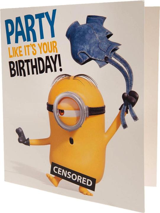 Produktbild Minions Party Birthday Card (18 x 16 cm, 1 x)