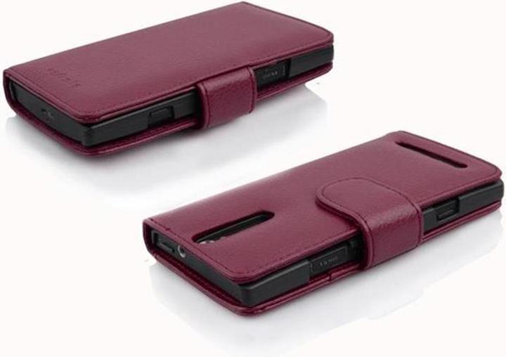 Actual product image Cadorabo Book with structure cover (Sony Xperia S)