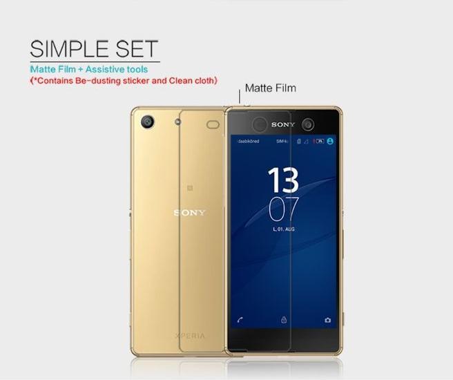 Actual product image Nillkin Matte Series (1 Piece, Sony Xperia M5 Dual, Sony Xperia M5)