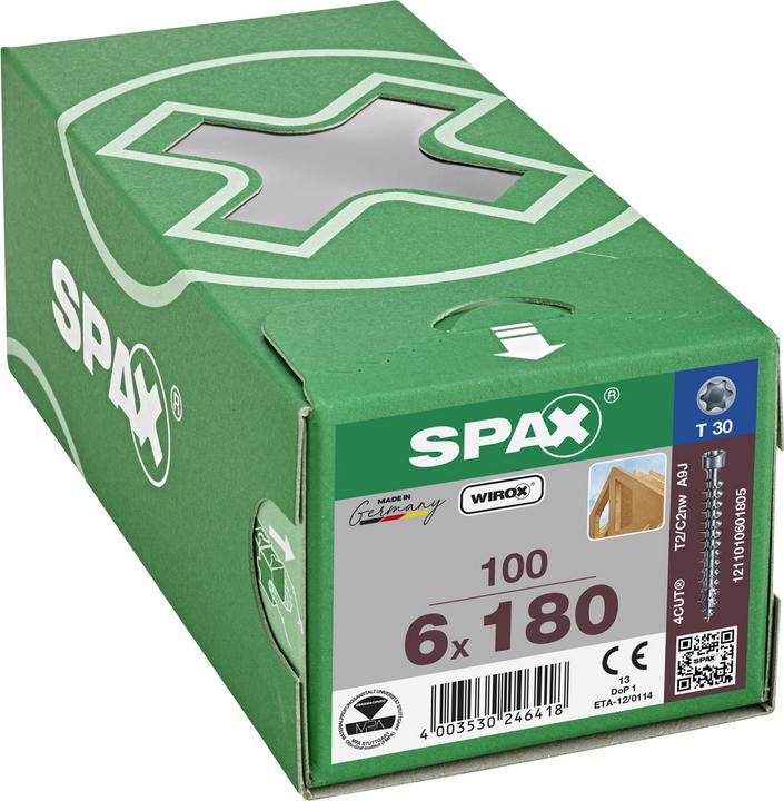 Produktbild Spax Zylinderkopfschrauben (100 Schrauben pro Stück)