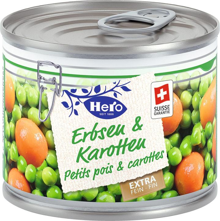 Actual product image Hero Peas/carrots extra fine (210 g)