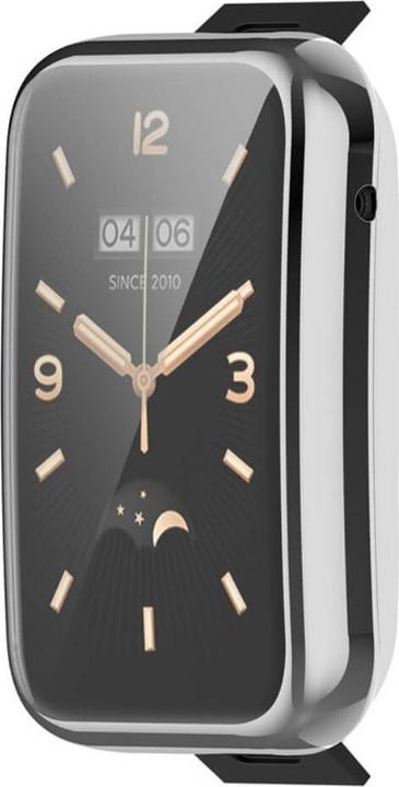 Actual product image Cover-Discount Xiaomi Mi Band 7 Pro - Rubber Protection Case silver