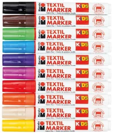 Actual product image Marabu Textile pencil KiDS (Multicoloured, 10 x)