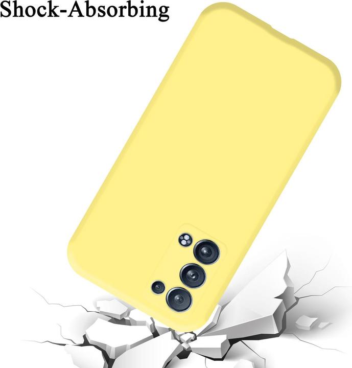 Actual product image Cadorabo Bumper TPU Liquid Silicone Case (Oppo Reno 6 Pro 5G)
