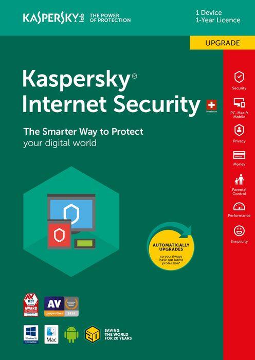 Produktbild Kaspersky Internet Security (1 User, 12 Monate)
