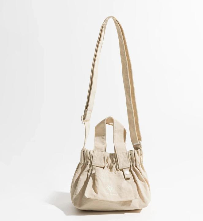 Only-Bags.Store Nylon Solid Farbe Umhängetasche Einfache kleine Hobo Handtasche Stylish Nylon Leichtgewicht Tote