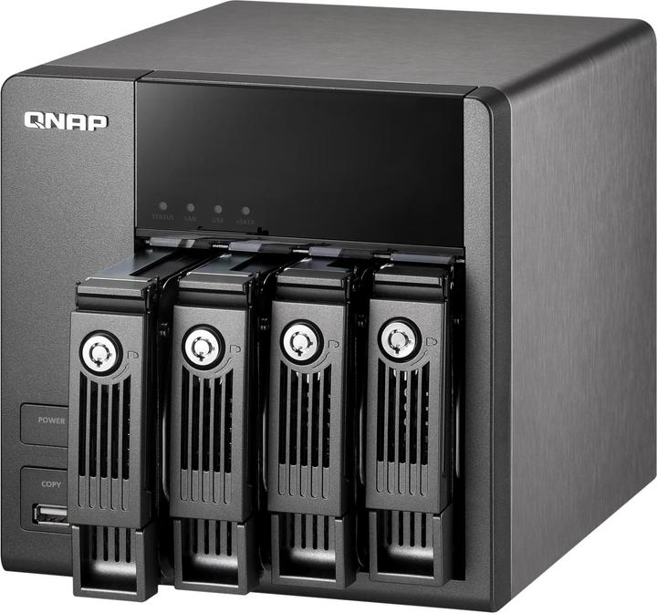 Produktbild QNAP TS-410, iSCSI NAS für 4x SATA, Windows AD, NFS