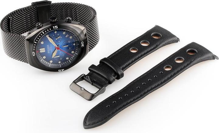 Produktbild Pulsar Lorus PT3951X2 Chronograph mit Sekundenarmband 42mm 10 ATM (Chronograph, 42 mm)