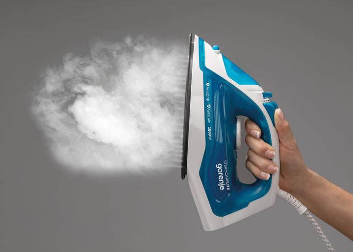 Image du produit Gorenje SIH1800BLT Fer à vapeur, 1800 W, Capacité du réservoir d'eau 250 ml, Vapeur continue 25 g/min (1800 W, 80 g/min)