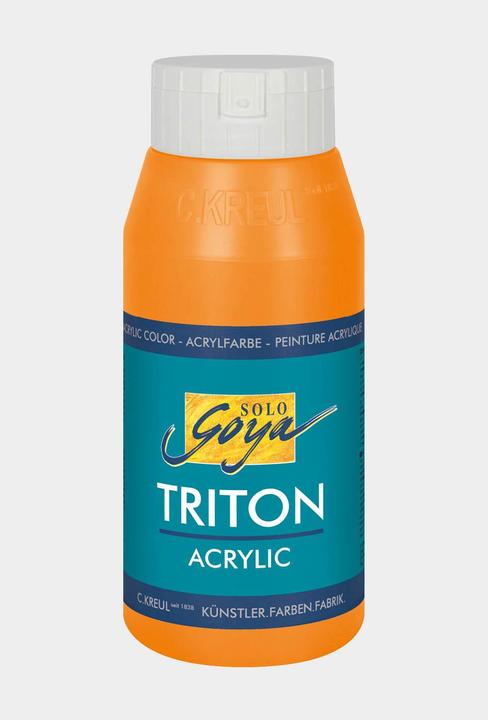 Actual product image Solo Goya Triton Acrylic (Fluorescent Orange, 750 ml)