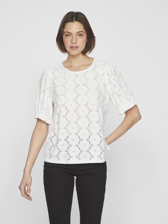 Actual product image Vila Round neck top with short sleeves (XL)