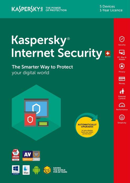 Image du produit Kaspersky Sécurité Internet (5 Utilisateur, 12 mois)