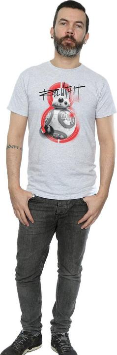 Image du produit Star Wars - T-shirt THE LAST JEDI BB-8 ROLL WITH IT - Homme (XXL)