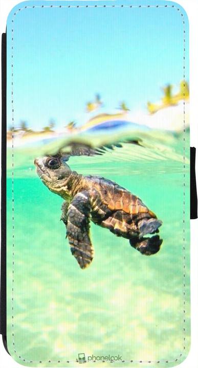 Image du produit PhoneLook Coque Wallet noir Turtle Underwater (Apple iPhone 7)