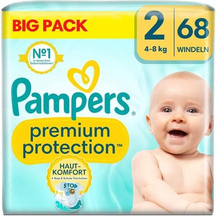 Produktbild Pampers Premium Protection (Gr. 2, Tragepack, 68 Stück)