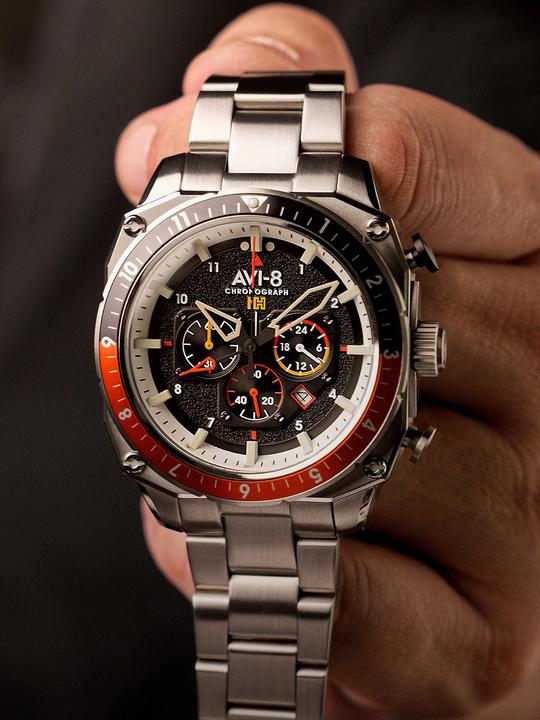 Produktbild AVI-8 AV-4100-11 Hawker Hunter Dual Time (Chronograph)