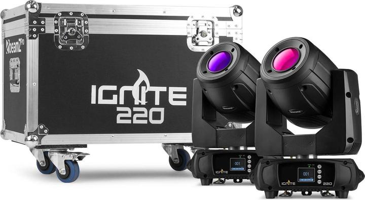 Image du produit BeamZ Tête mobile IGNITE220-SET (Set)