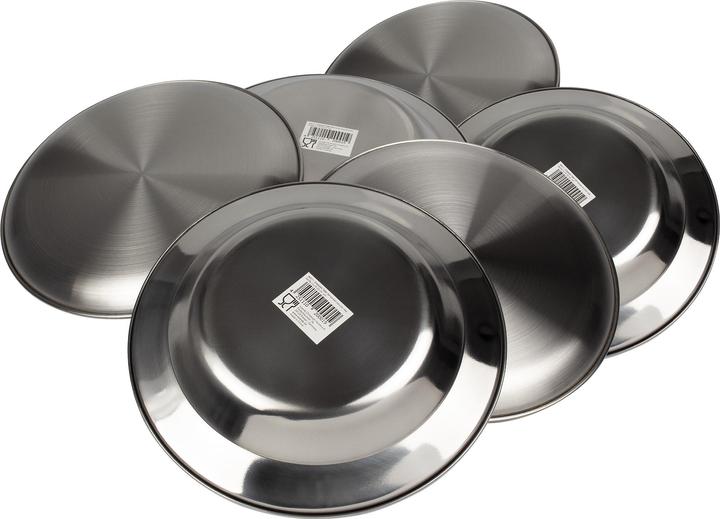 Actual product image Black Snake Stainless steel plate set