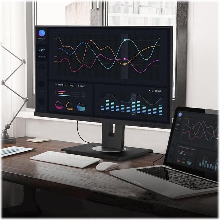 Actual product image Viewsonic VG2756-4K 68.6cm 27inch 16:9 UHD 3840x2160 Frameless SuperClear IPS LED Monitor with 5ms (3840 x 2160 Pixels, 27")