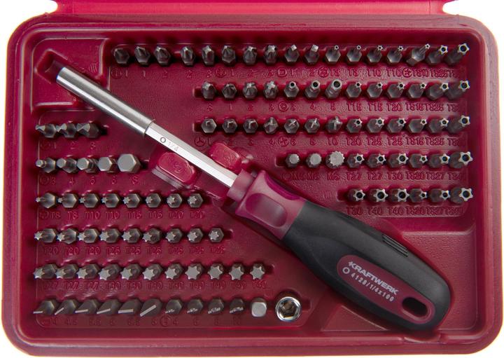 Actual product image Kraftwerk Universal bit box (Hexagon socket TX M10, Hexagon socket TX M15, Hexagon socket TX M20, Hexagon socket TX M30, Cross Phillips PH M1, Cross Phillips PH M2, Hexagon socket TX M8, Hexagon socket TX M25, Hexagon socket TX M27, Hexagon socket TX M40, Cross Pozidriv PZ M1, Cross Pozidriv PZ M2, Cross Phillips PH M3)