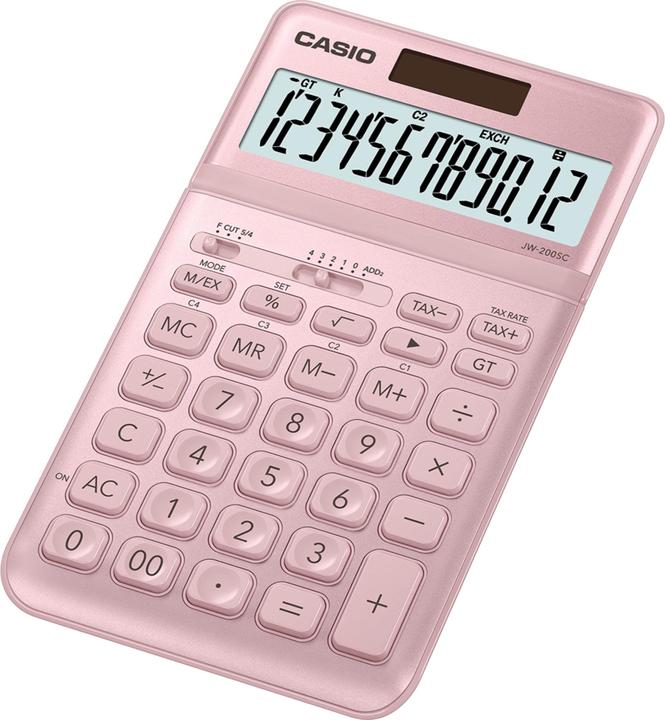 Immagine prodotto Casio Calcolatrice da tavolo JW200SCPK 12 cifre rosa (Batterie)