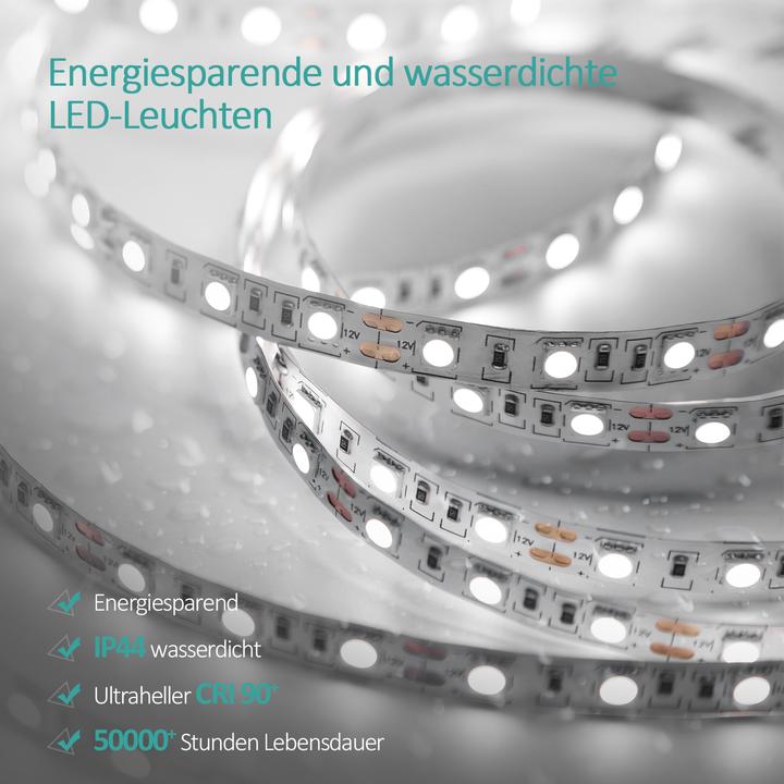 Produktbild Emke Badspiegel mit Beleuchtung 80*60cm, 3X Vergrösserung, Kaltweiss6500K, Dimmbar, Touch Schalter