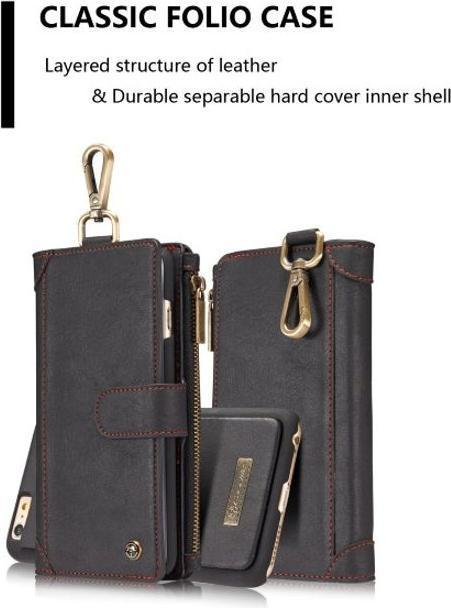 Actual product image Caseme Slim leather case with wallet (Apple iPhone 7 Plus, Apple iPhone 8 Plus)