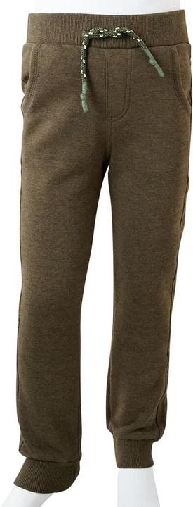VidaXL Kinder-Trainingshose Khaki Melange 140,Material: 80 (140)