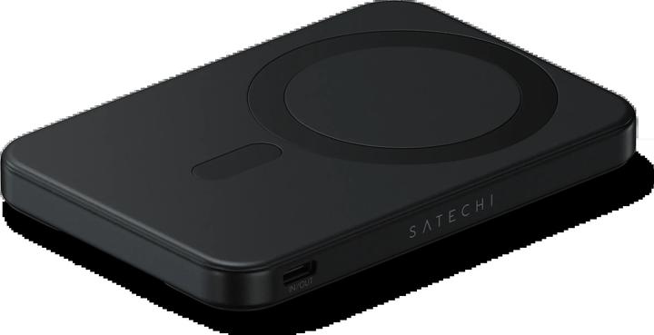 Actual product image Satechi OntheGo Magnetic Qi2 Powerbank Stand 5000 mAh Black (5000 mAh, 15 W)