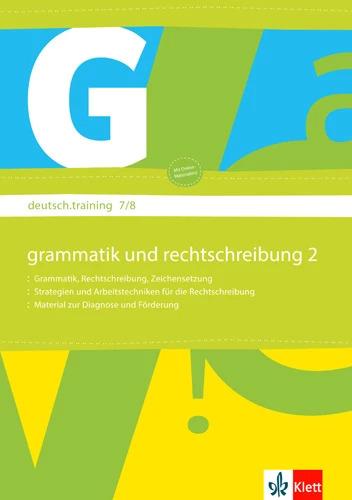 Actual product image deutsch.training. Arbeitsheft Grammatik und Rechtschreibung 7./8. Klasse (German, Ernst Klett Publishers, 2009)