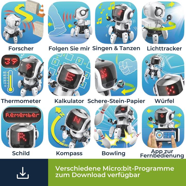 Image du produit Velleman Tobbie the Robot II Micro:Bit