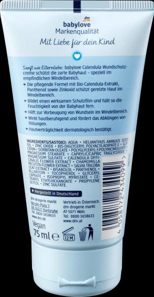 Image du produit dm babylove Crème de protection des plaies sensitive au calendula