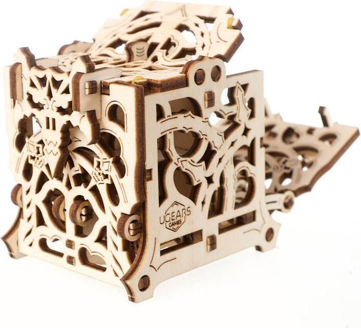 Actual product image Ugears Cube container 3D wooden puzzle