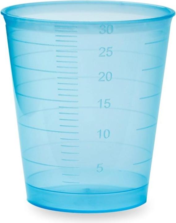 Actual product image Gribi Medicine cup blue (30ml x 75pcs)