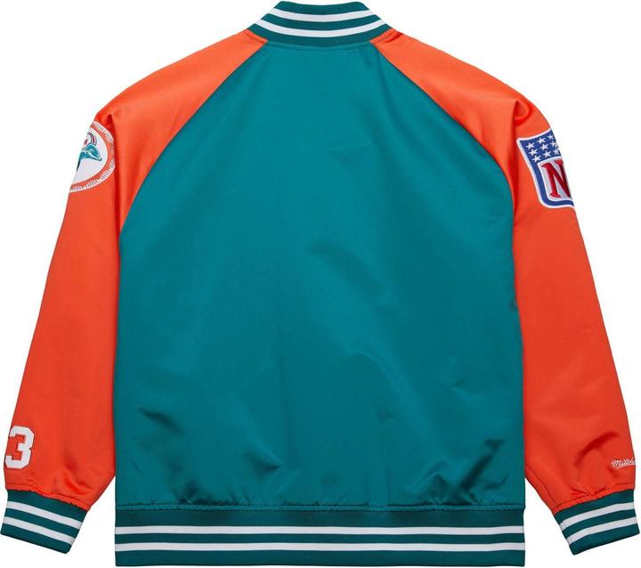 Produktbild Mitchell & Ness M&N Lightweight Satin Jacke - Miami Dolphins Dan Marino - L (L)