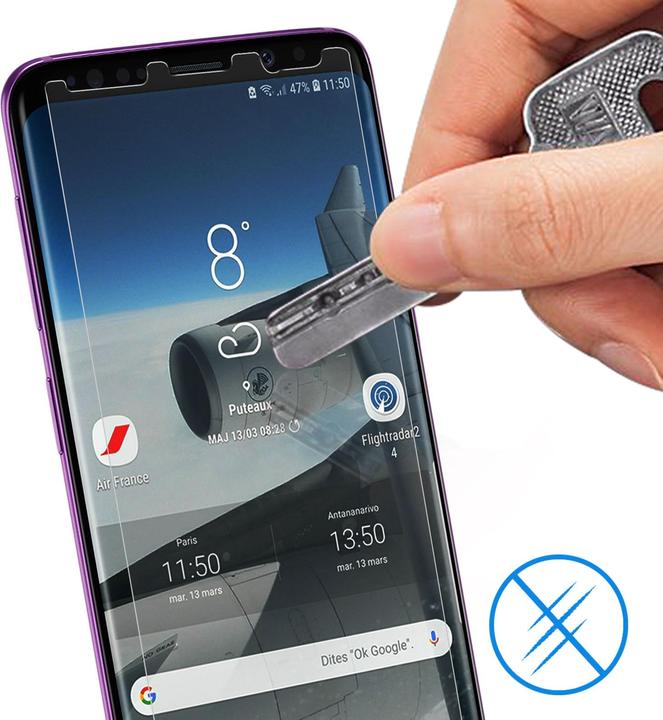 Image du produit Avizar Film de protection d'écran flexible (1 pièce(s), Samsung Galaxy S9)