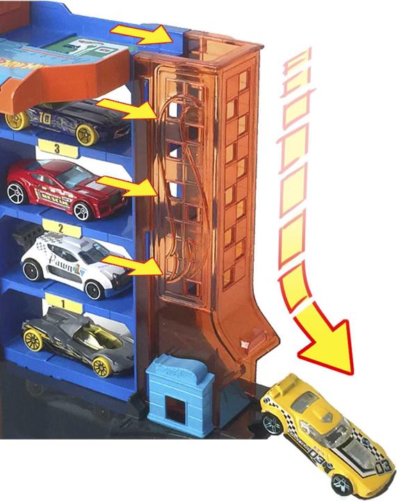 Actual product image Hot Wheels City Downtown Parking Garage