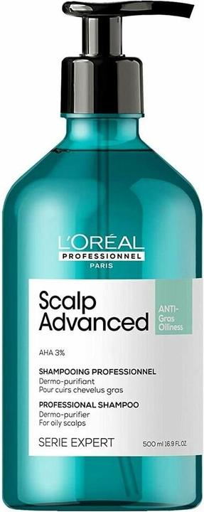 Produktbild L'Oréal Professionnel LP SE Scalp A-Oily Shp R 500ml Pure Ress (500 ml, Flüssiges Shampoo)