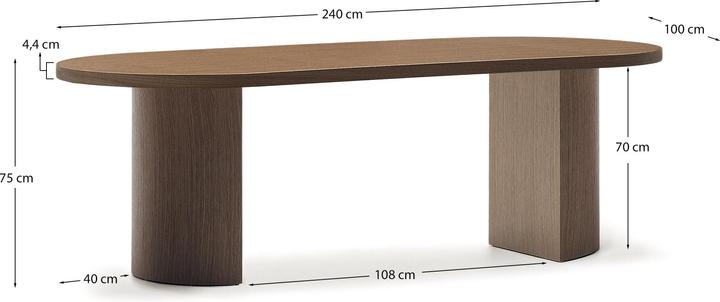 Actual product image Kave Home Nealy (240 x 100 x 75 cm)