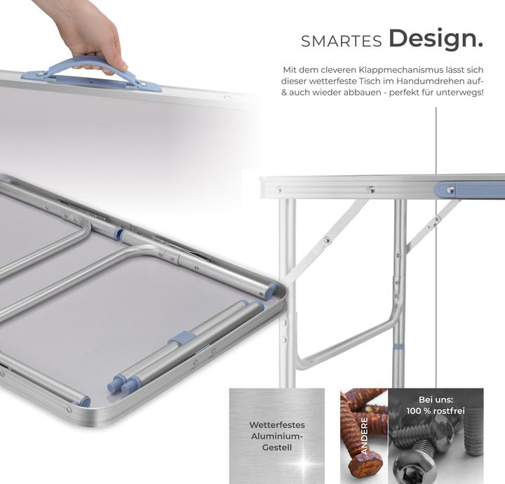 Produktbild tectake Klapptisch
