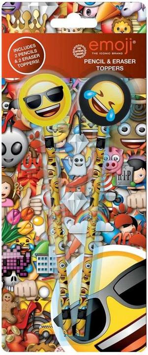 Immagine prodotto Emoji Matita e topper (confezione da 4) (4 x)